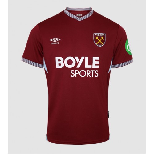 Lacne Muži Futbalové dres West Ham United Mateus Fernandes #18 2025-26 Krátky Rukáv - Domáci